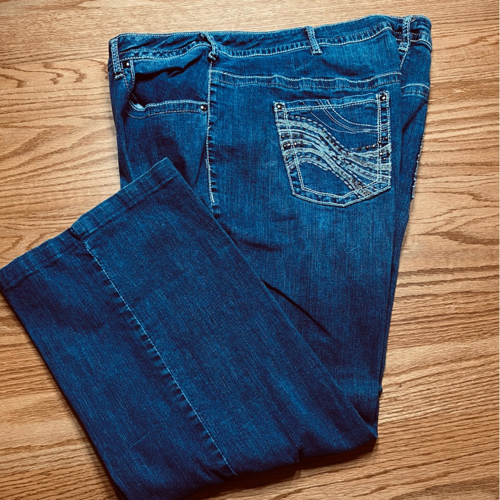 Lane Bryant Dark Blue Bootcut Jeans